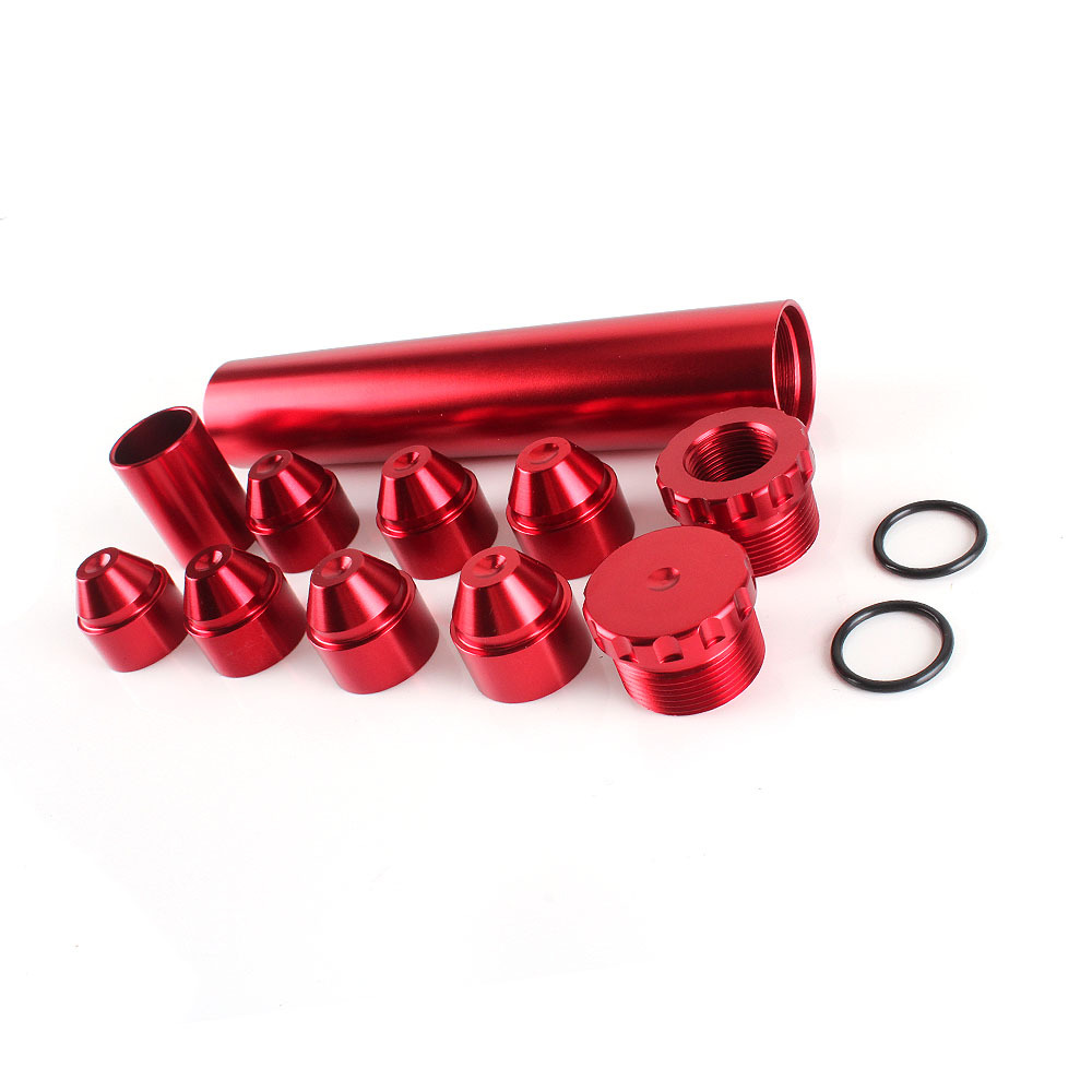 13pcs/set 5/8-24 Aluminum Fuel Trap Solvent Filter for NAPA 4003 WIX 24003 Filters Black