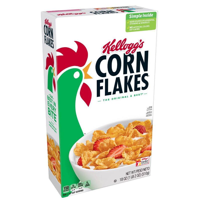 Corn Flakes Breakfast Cereal - 18oz - Kellogg's