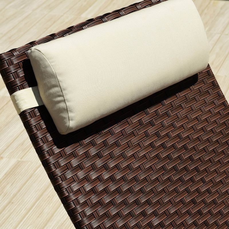 Queen Wicker Lounger Brown - Amazonia