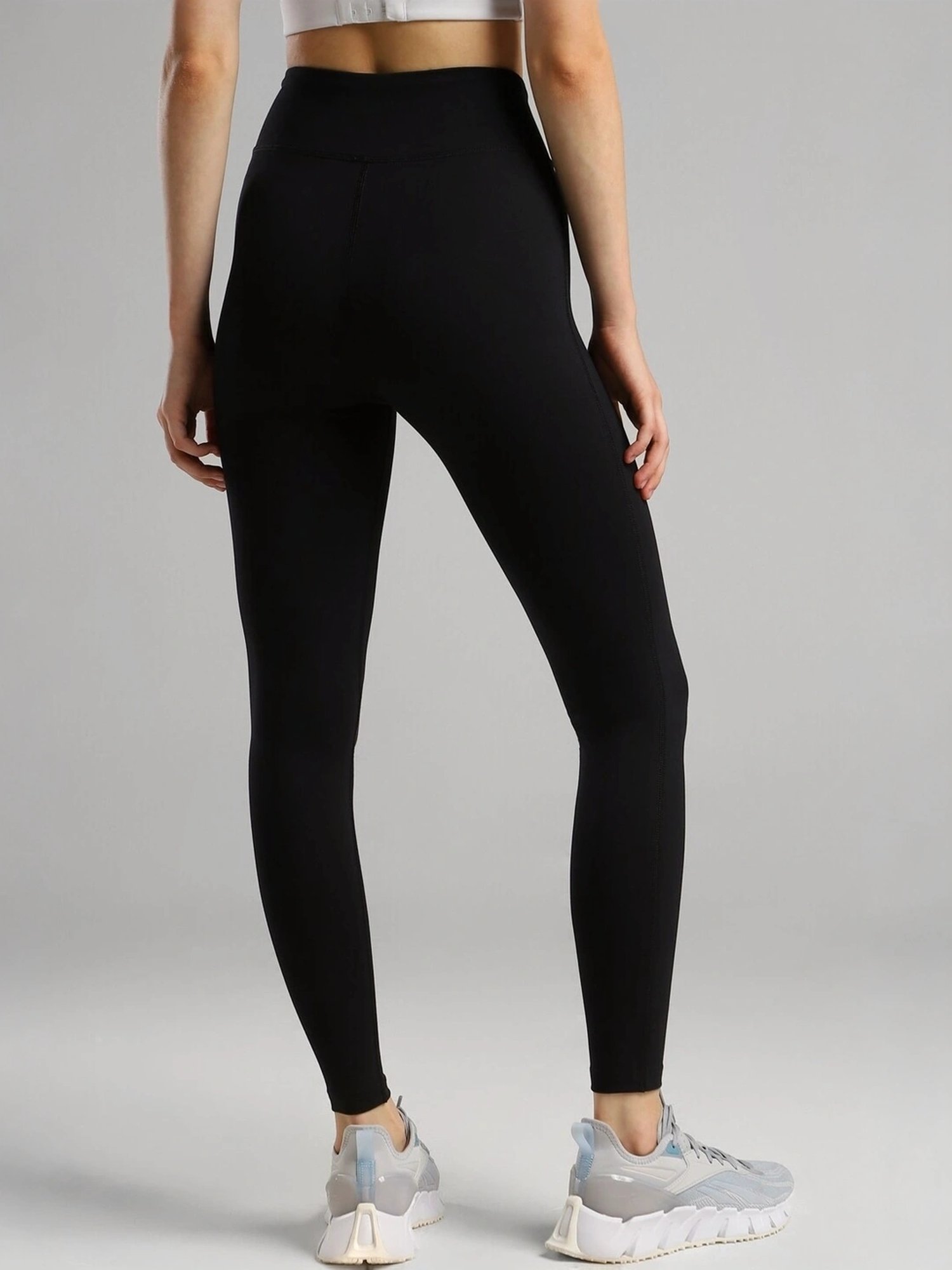 KENDALL + KYLIE White Printed Sports Tights