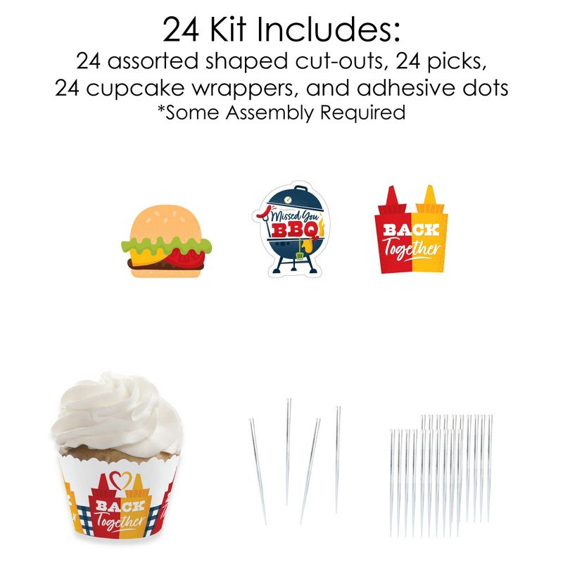 Big Dot of Happiness Best Mom Ever - Dessert Cupcake Toppers - Mother's Day Clear Treat Picks - Set of 24