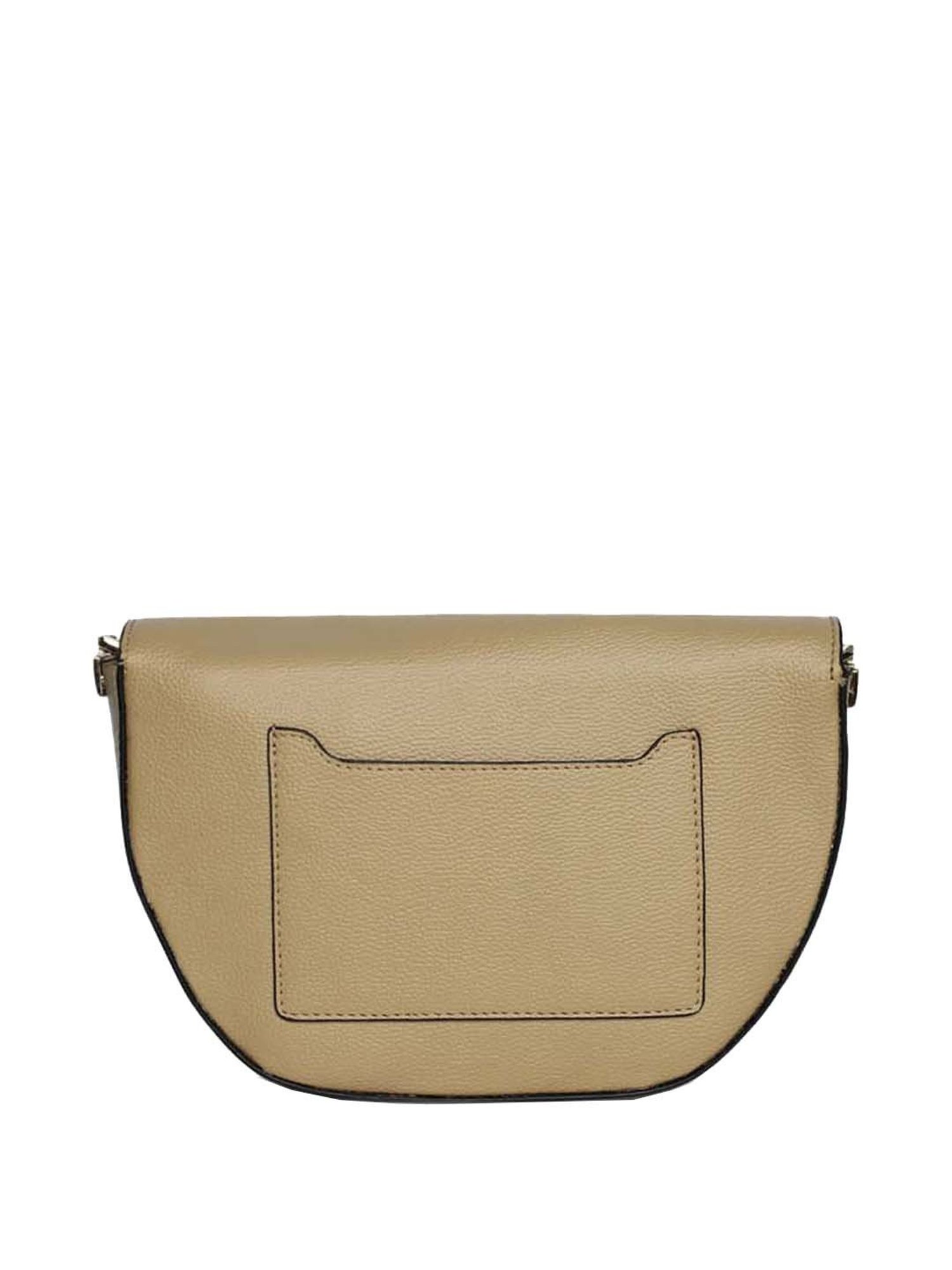 KLEIO Beige Solid Medium Sling Handbag