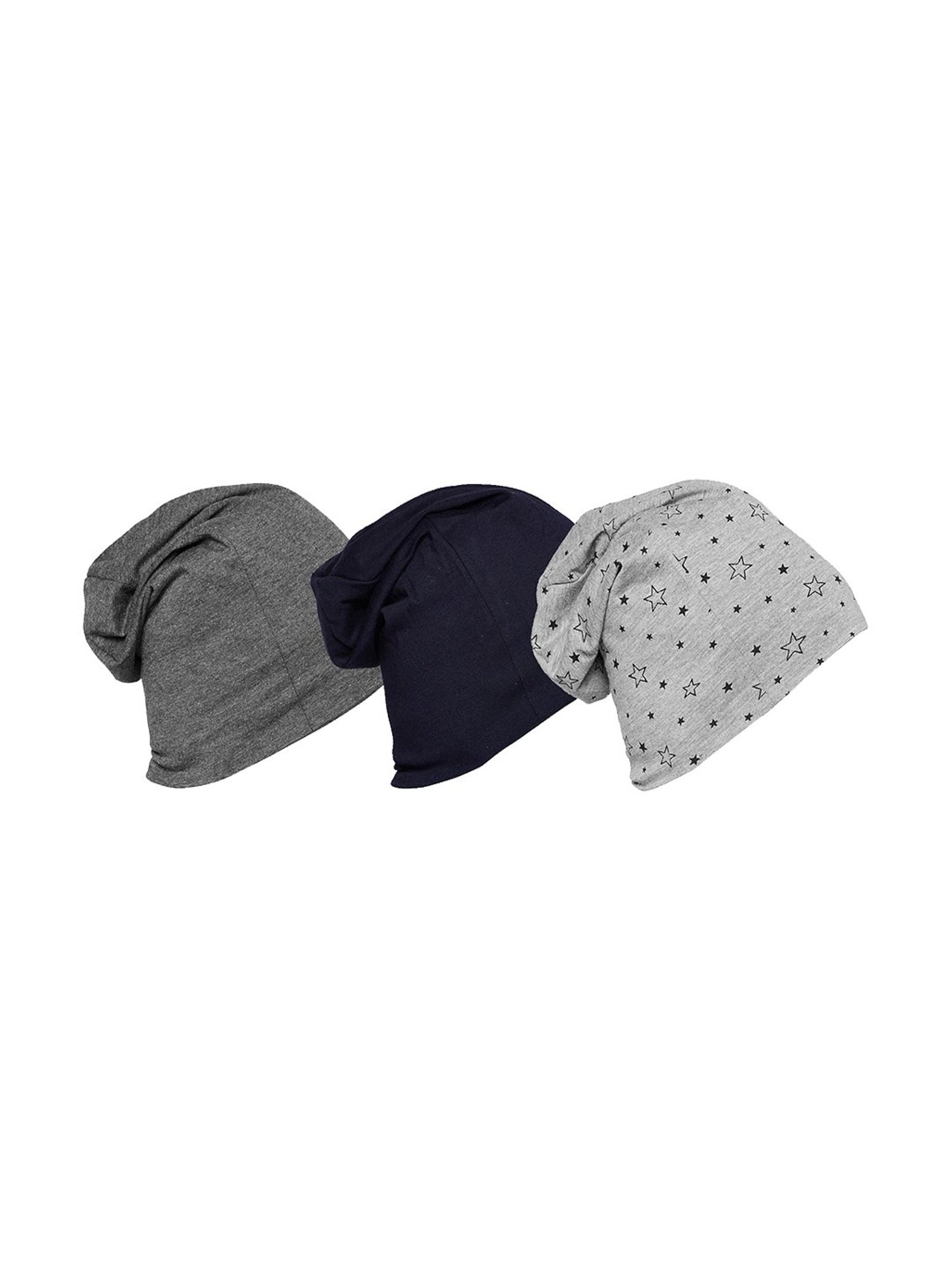 Vimal Jonney Multicolor Solid Beanies Set of 3