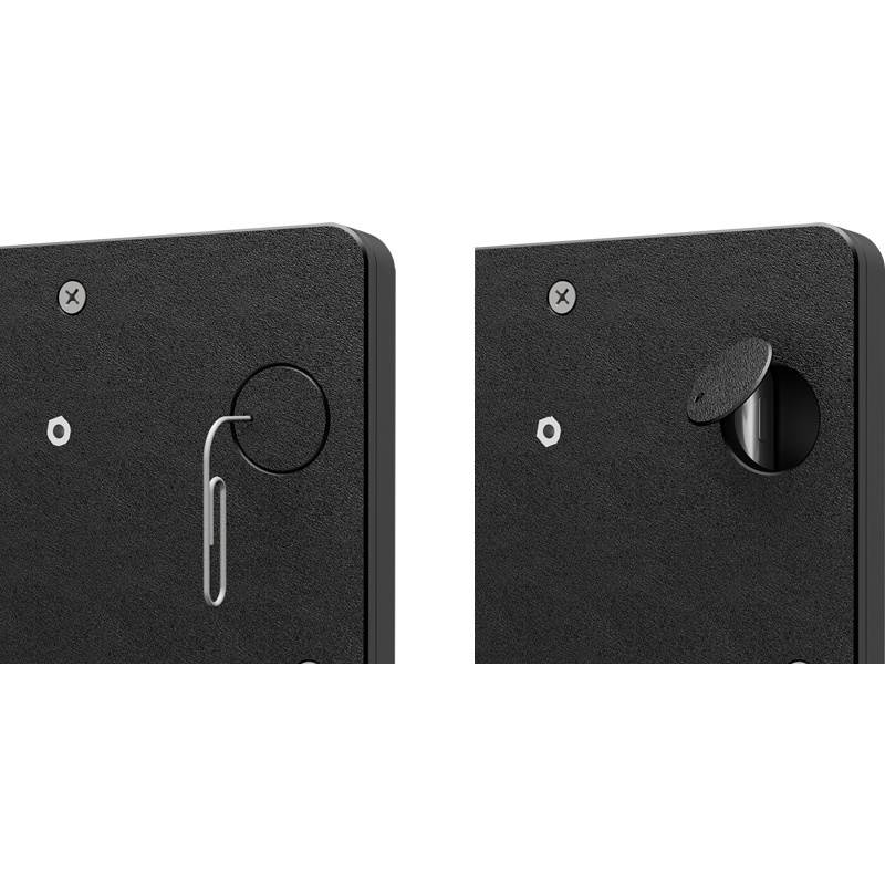 VidaMount Black Covered Home Button VESA Enclosure compatible with iPad Mini 1/2/3