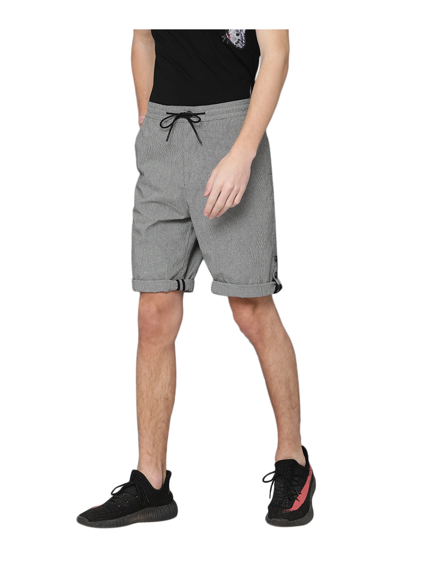 Antony Morato Black Cotton Shorts