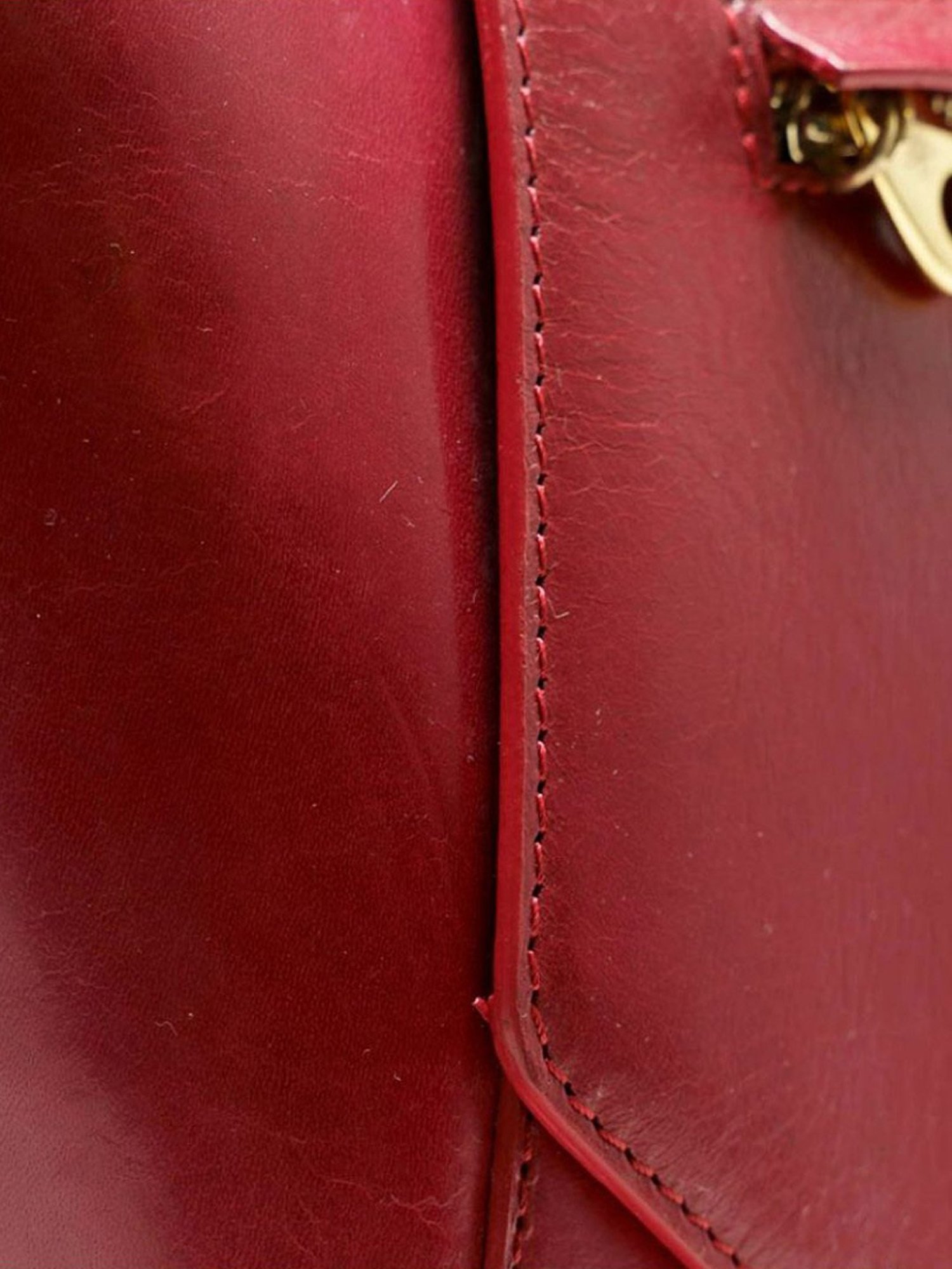 RI2K London Red Leather Medium Satchel Handbag