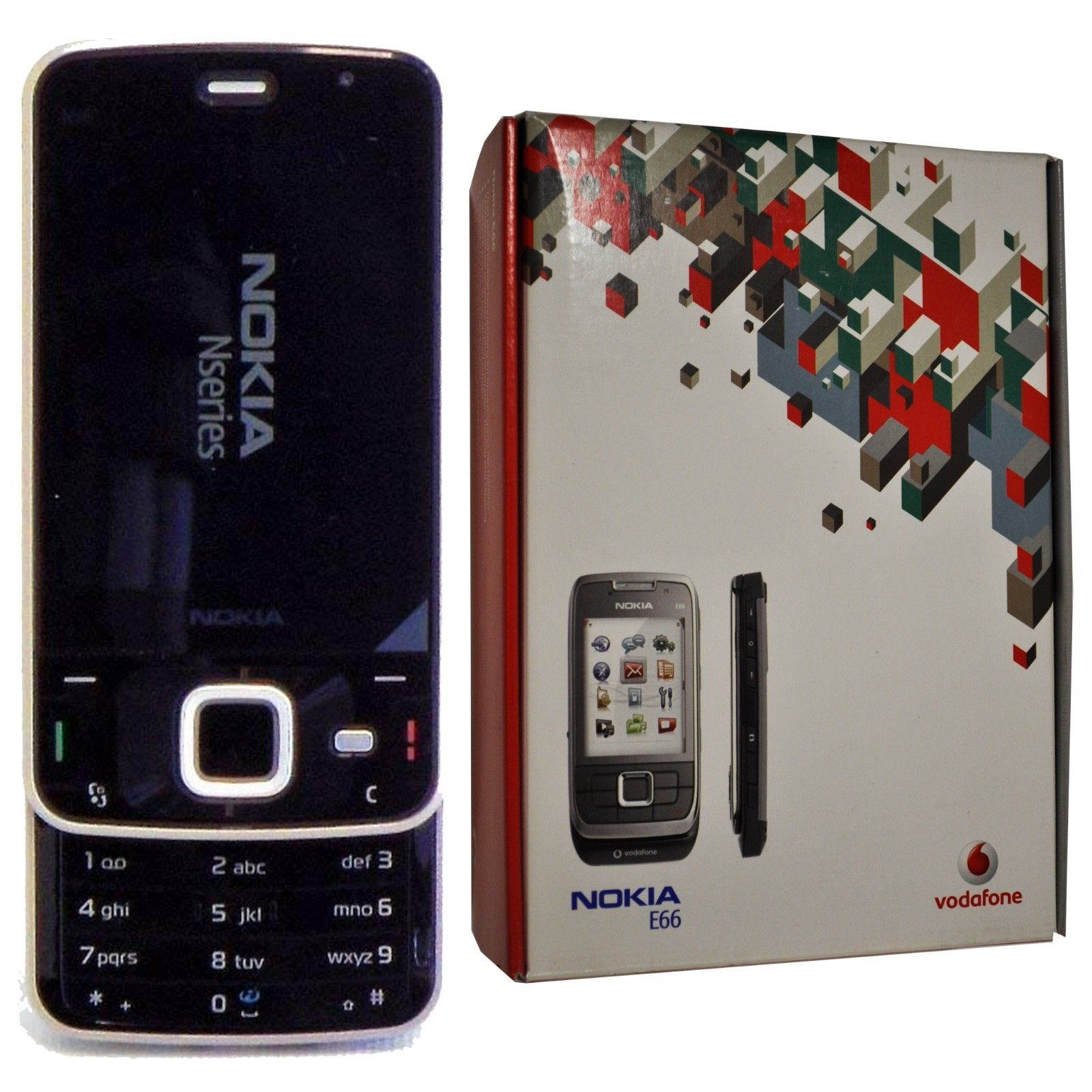 Nokia E66-1 110MB (No CDMA, GSM only) Factory Unlocked 3G Smartphone - Grey Steel