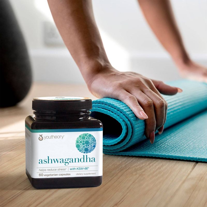 Youtheory Ashwagandha Capsules - 60ct