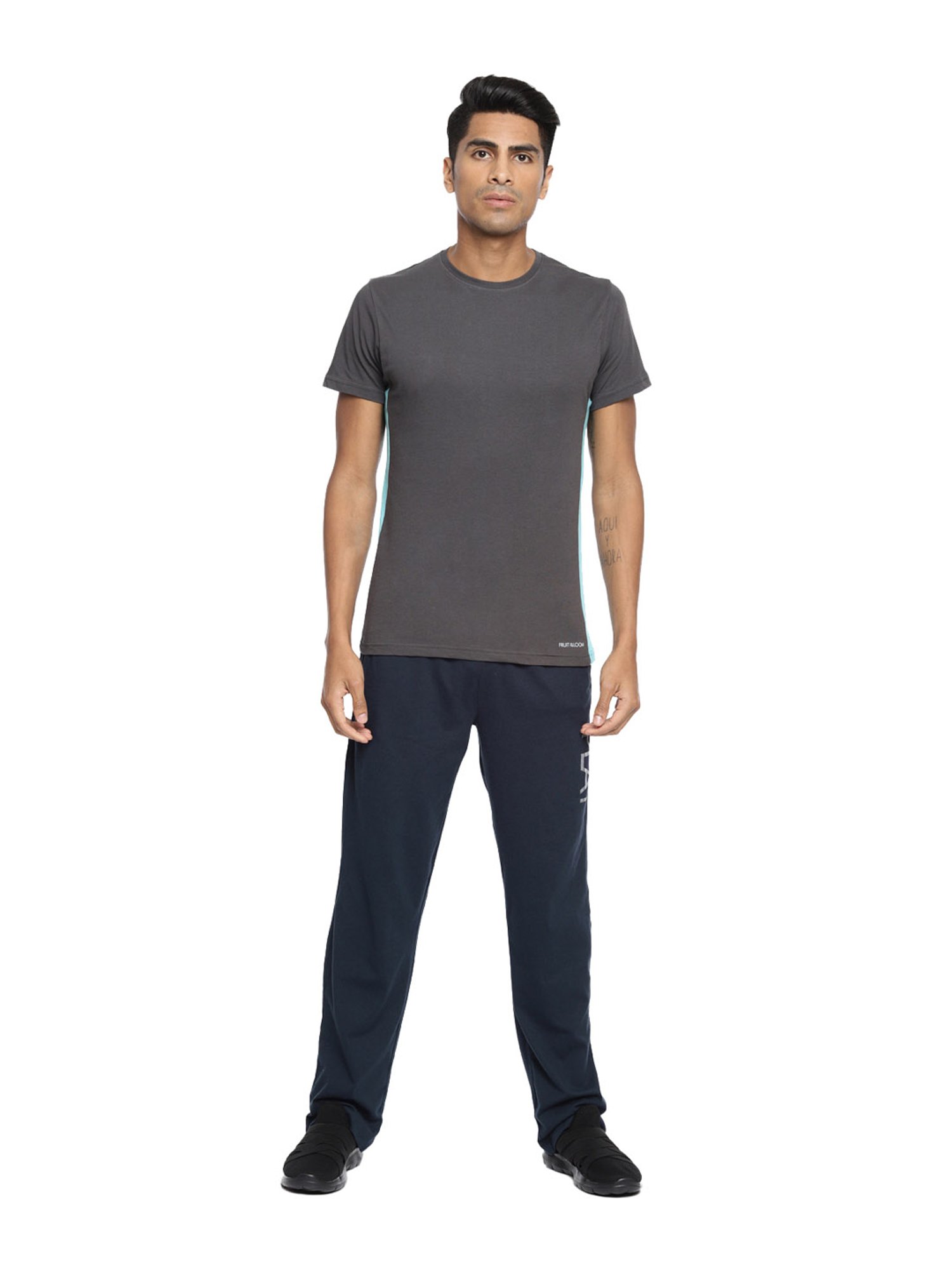 Fruit of the loom Blue Regular Fit Trackpants