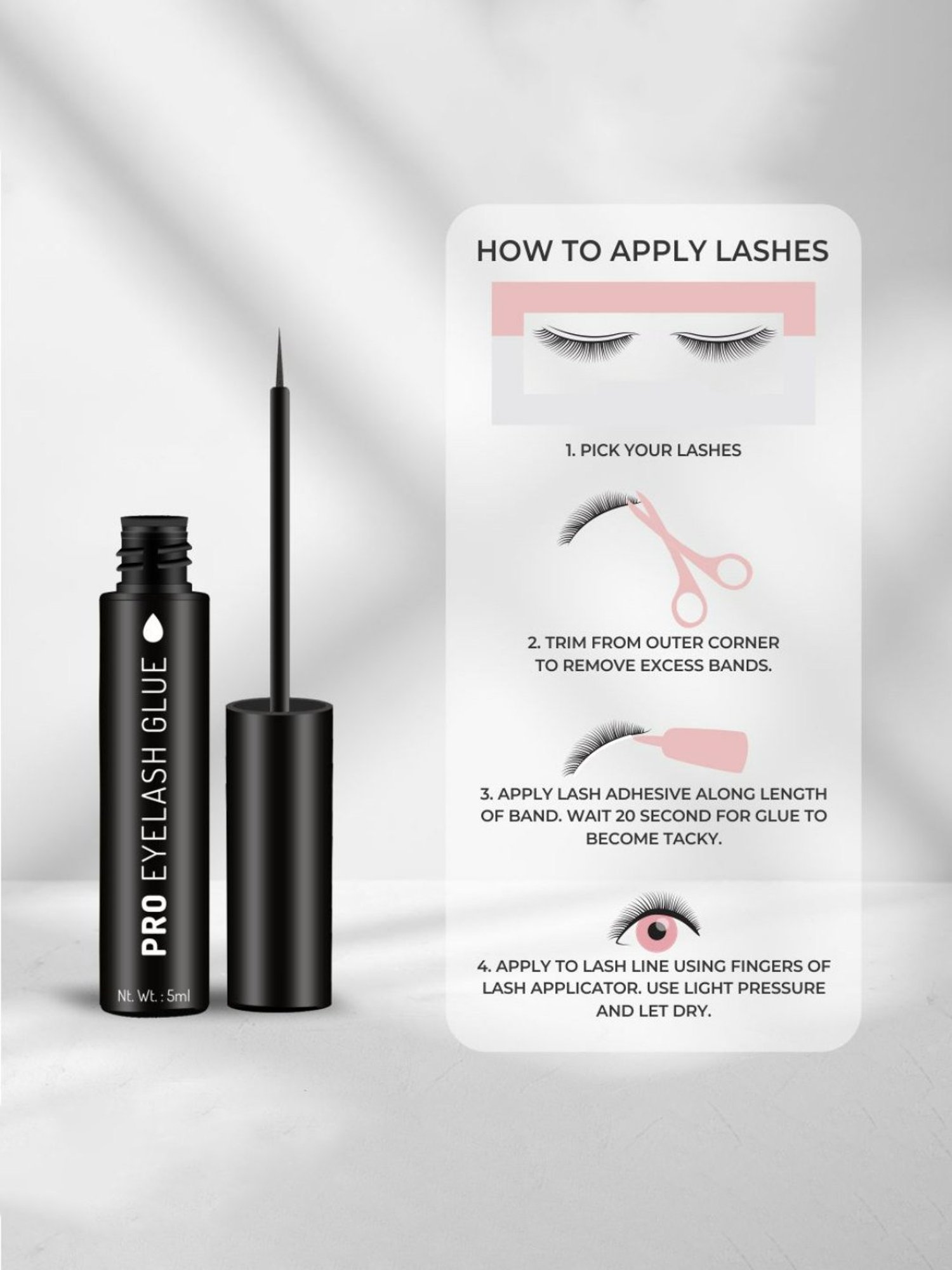 Insight Cosmetics Quick Fix Lash Glue - 5.5 gm