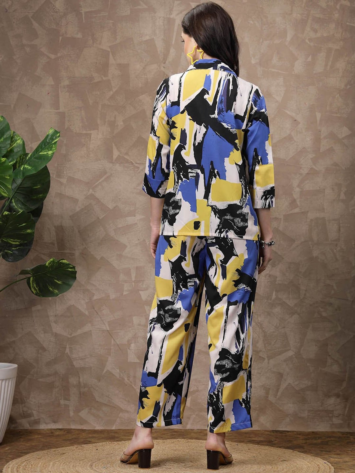 Melon by PlusS Multicolored Printed Shirt Pant Set