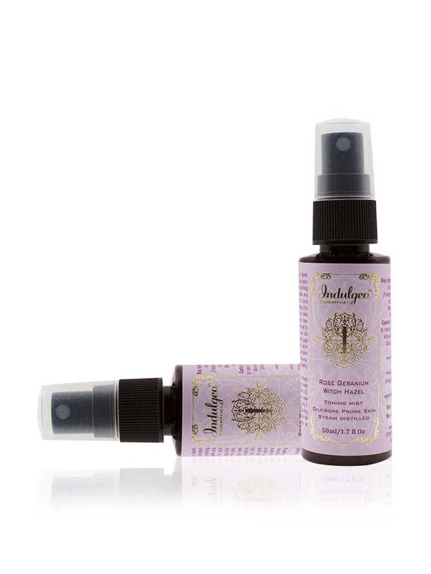 Indulgeo Essentials Rose Geranium Witch Hazel Facial Mist & Toner - 50 ml