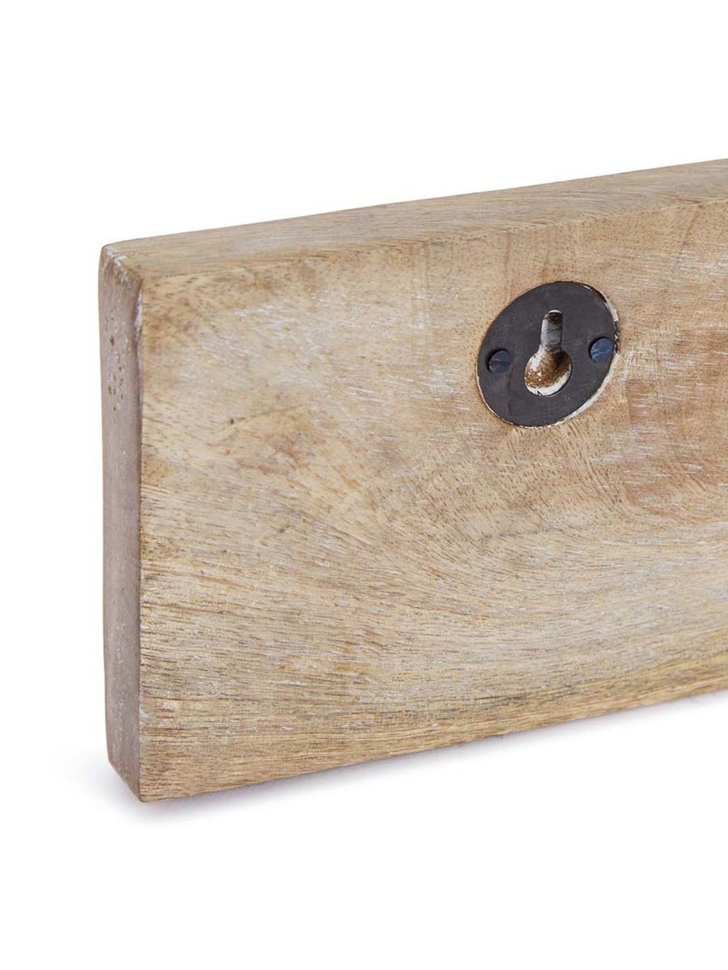 Fabindia Home Shalimaar Beige Wood 4 Animal Peg Wall Hook