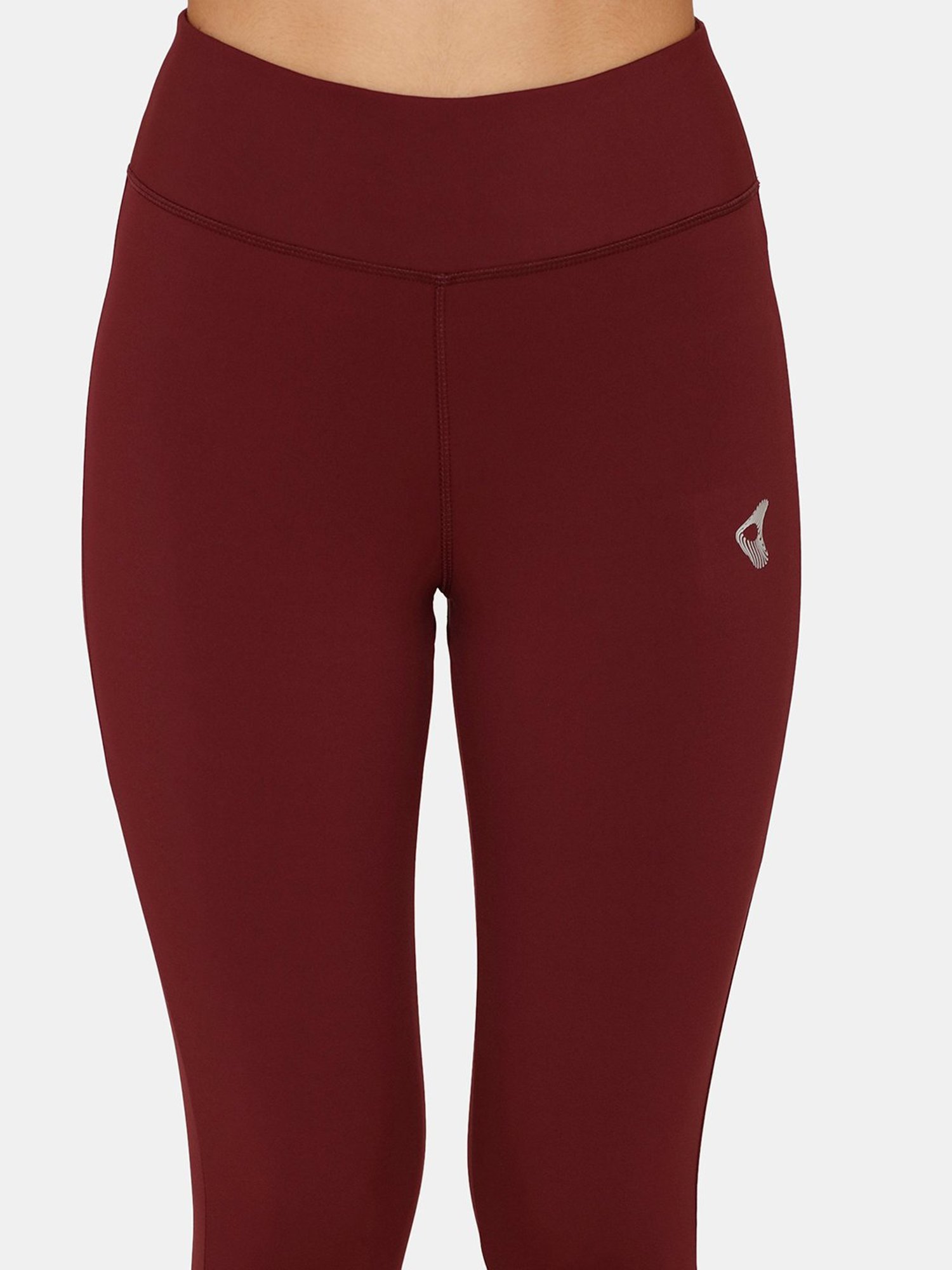 Zelocity by Zivame Maroon Rapid Dry Capris