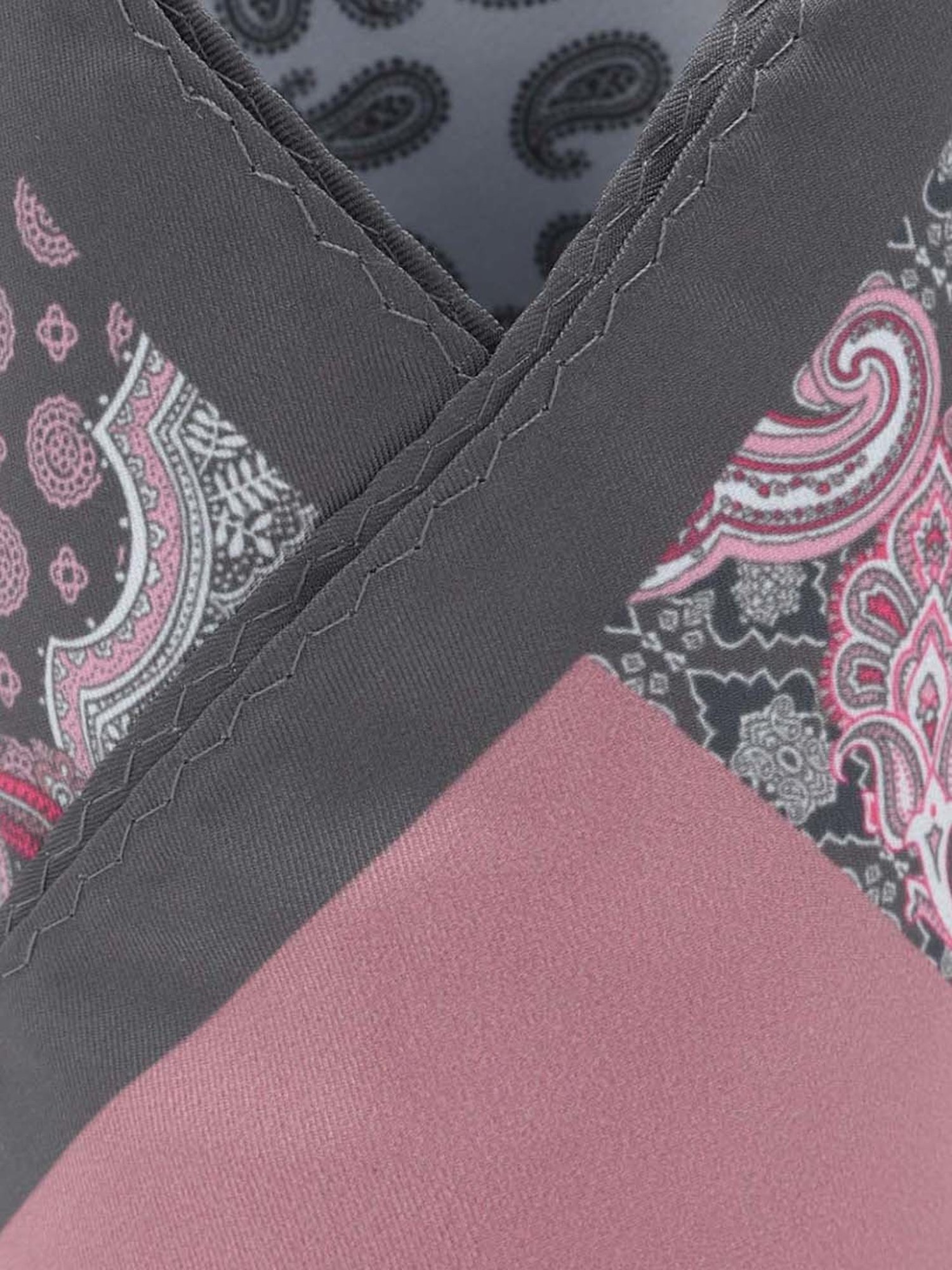 Van Heusen Green Printed Pocket Square