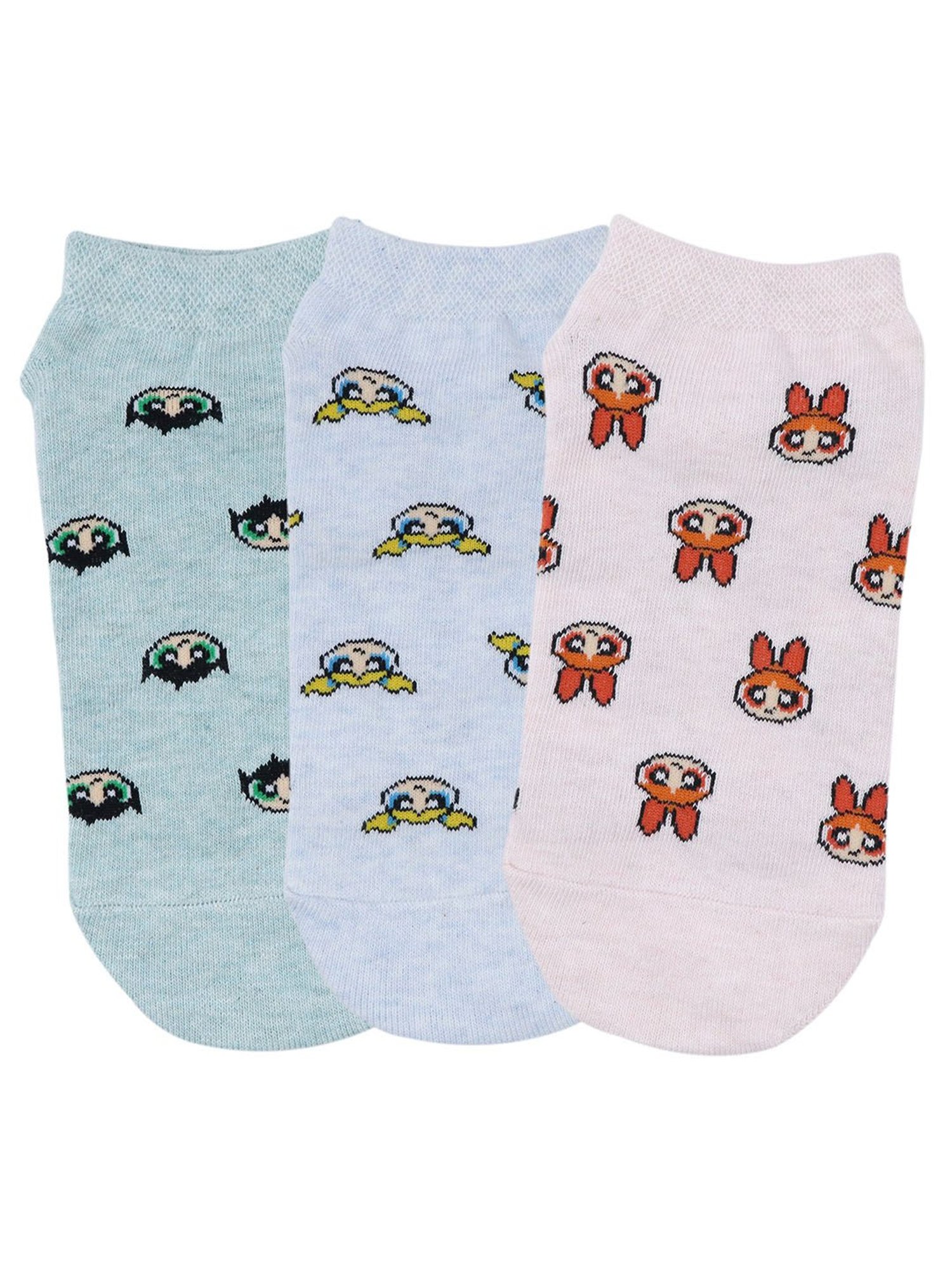 BALENZIA Multicolor Printed Socks (Pack Of 3)