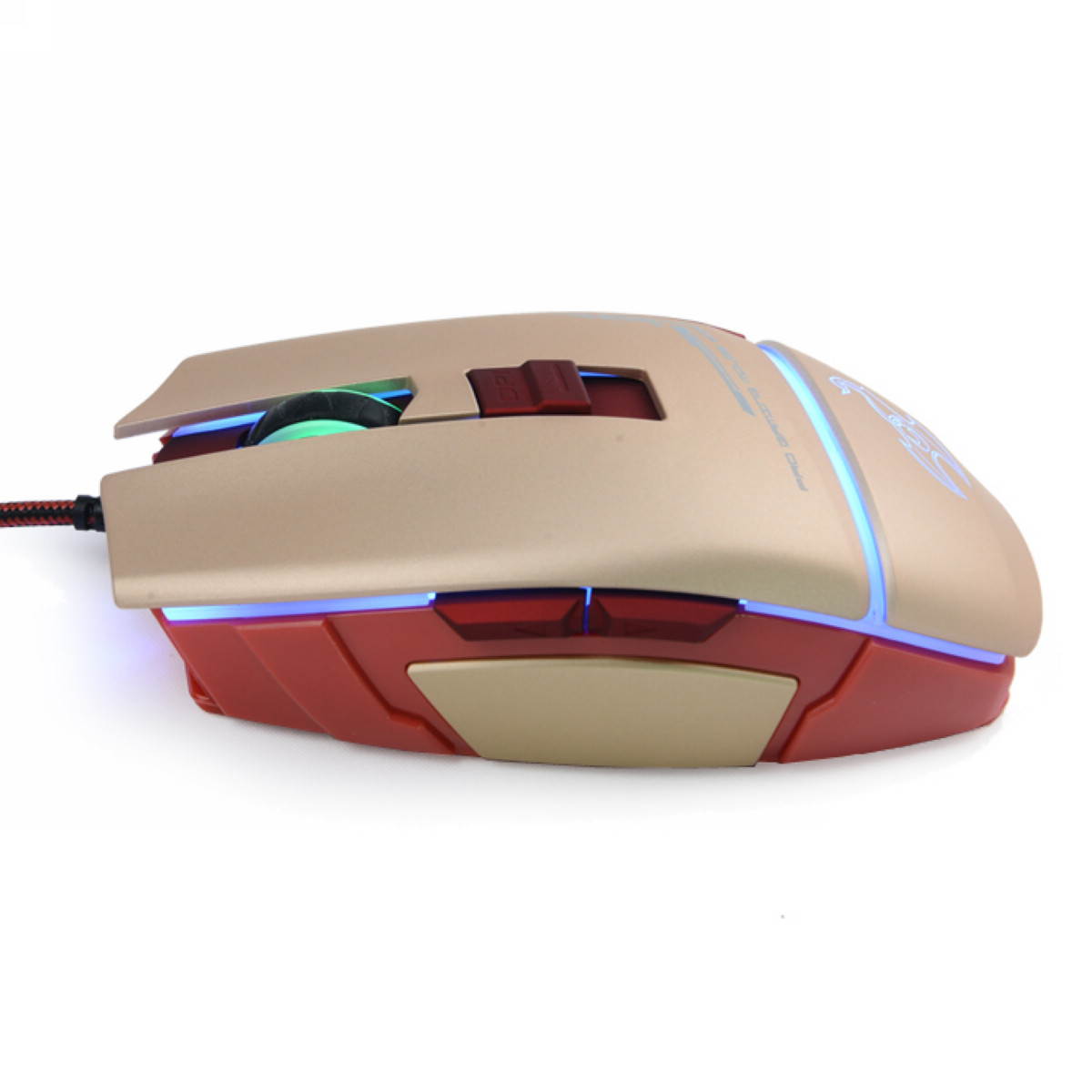 Sunsonny 007 1600DPI 5 Button USB Wired Gaming Mouse (Red)