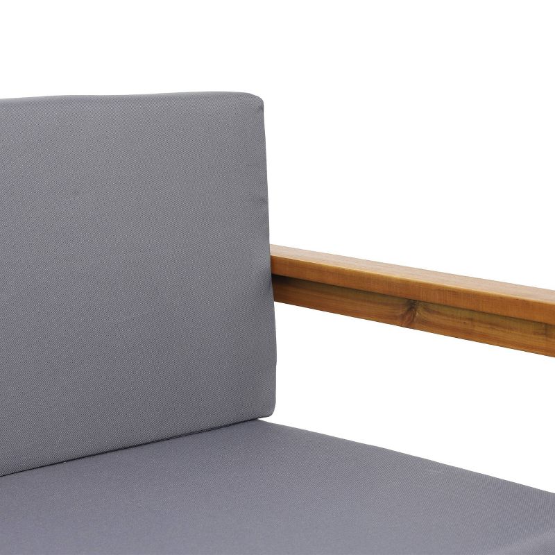 Tahoe Outdoor Three-Seater Sofa - Brown Wicker - Serta