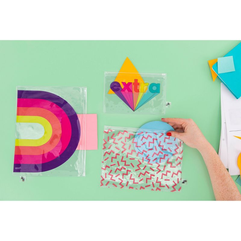 3pk Zip Pencil Cases - Yoobi™