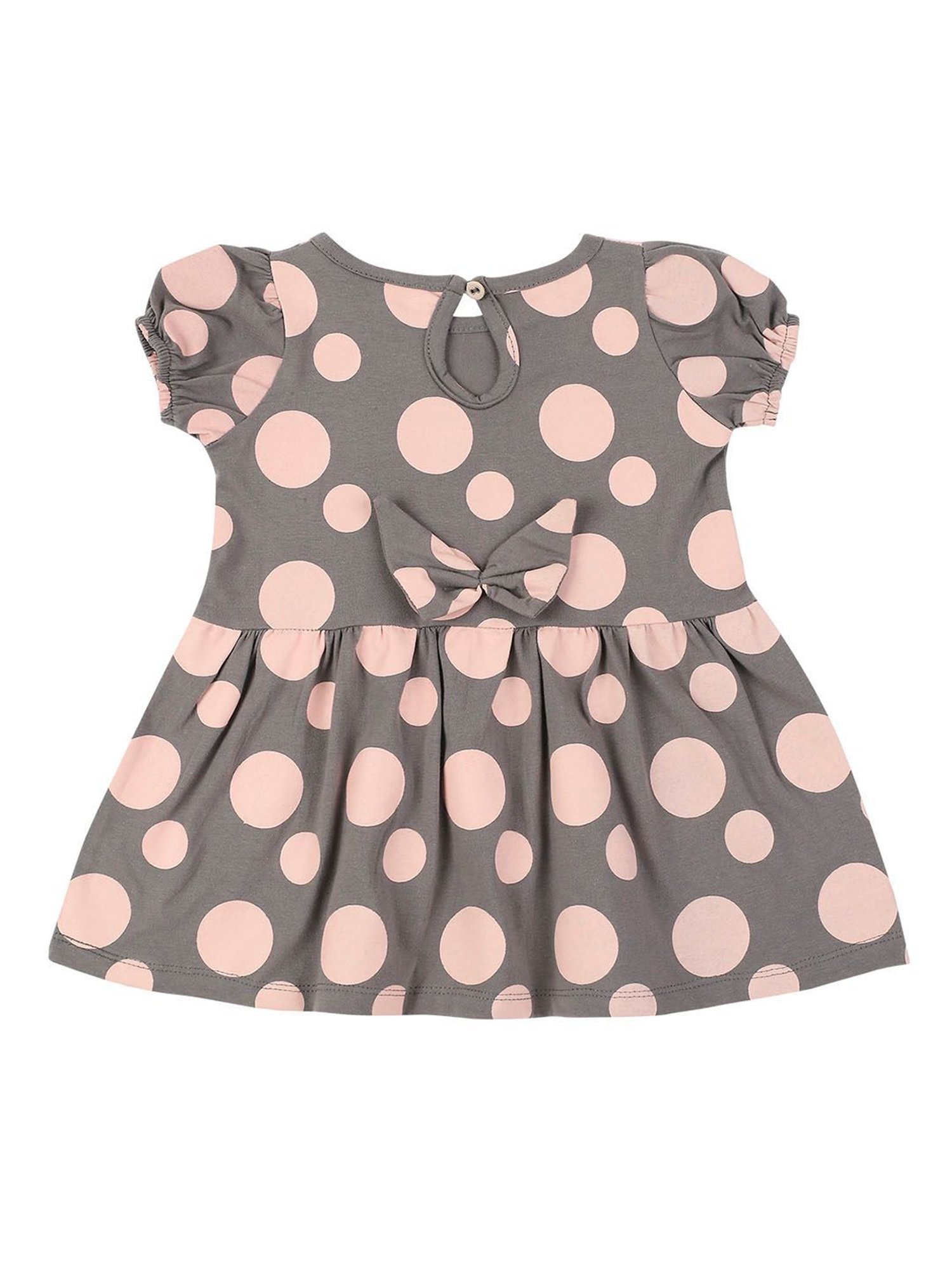 Mee Mee Kids Grey Printed Dress