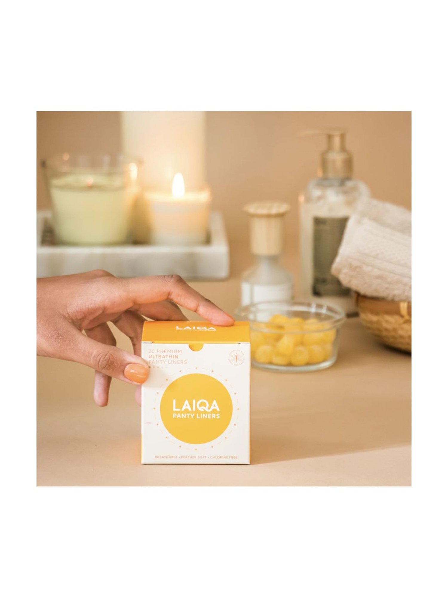 LAIQA Panty Liners (Pack of 3) XS - 60 Panty Liners