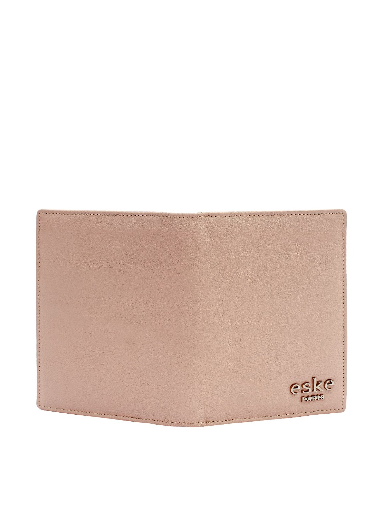 Eske Mabel Blush Pink Solid Small Passport Holder