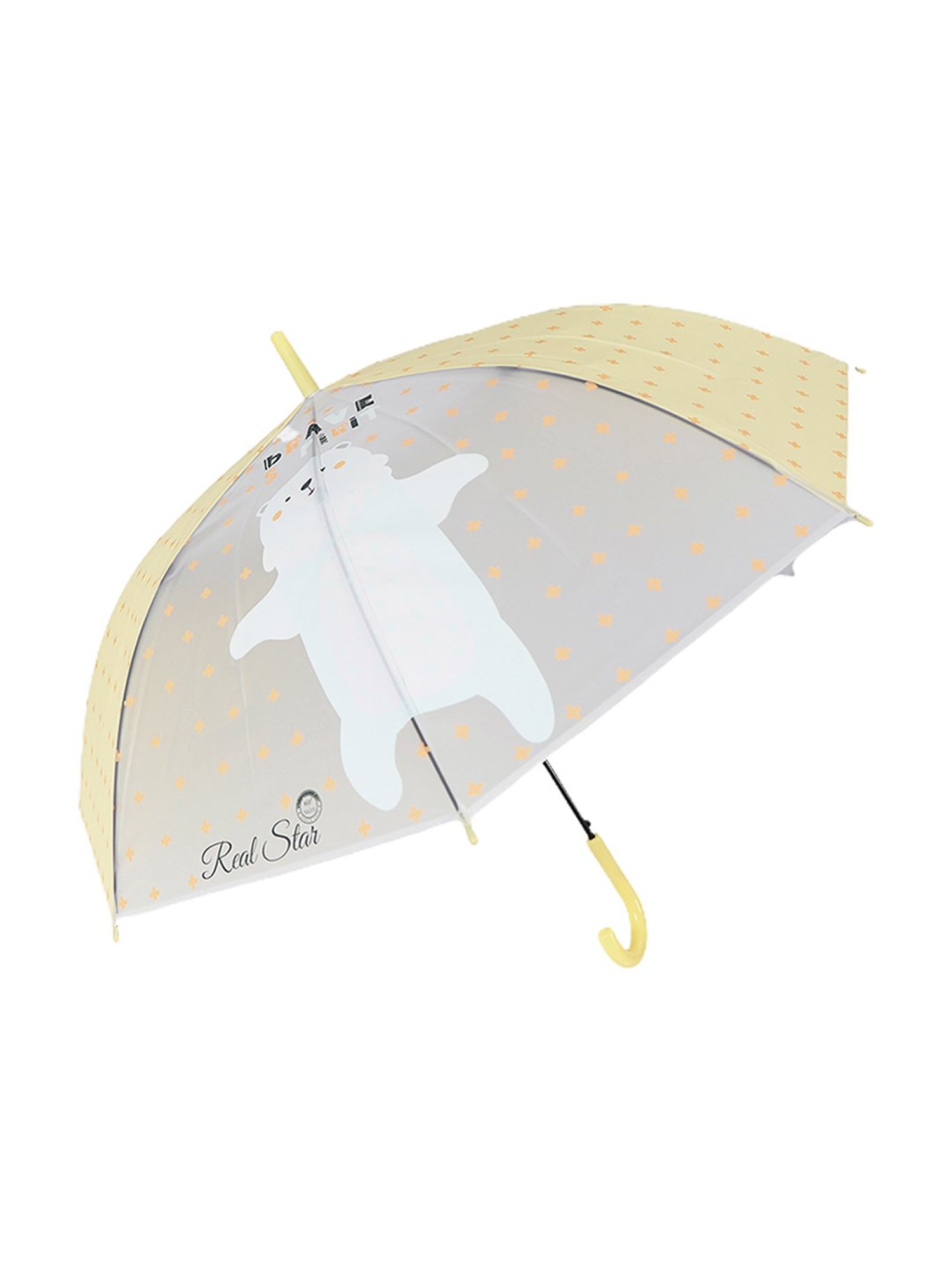 Little Surprise Box LLP Yellow Polyester Kids Umbrella