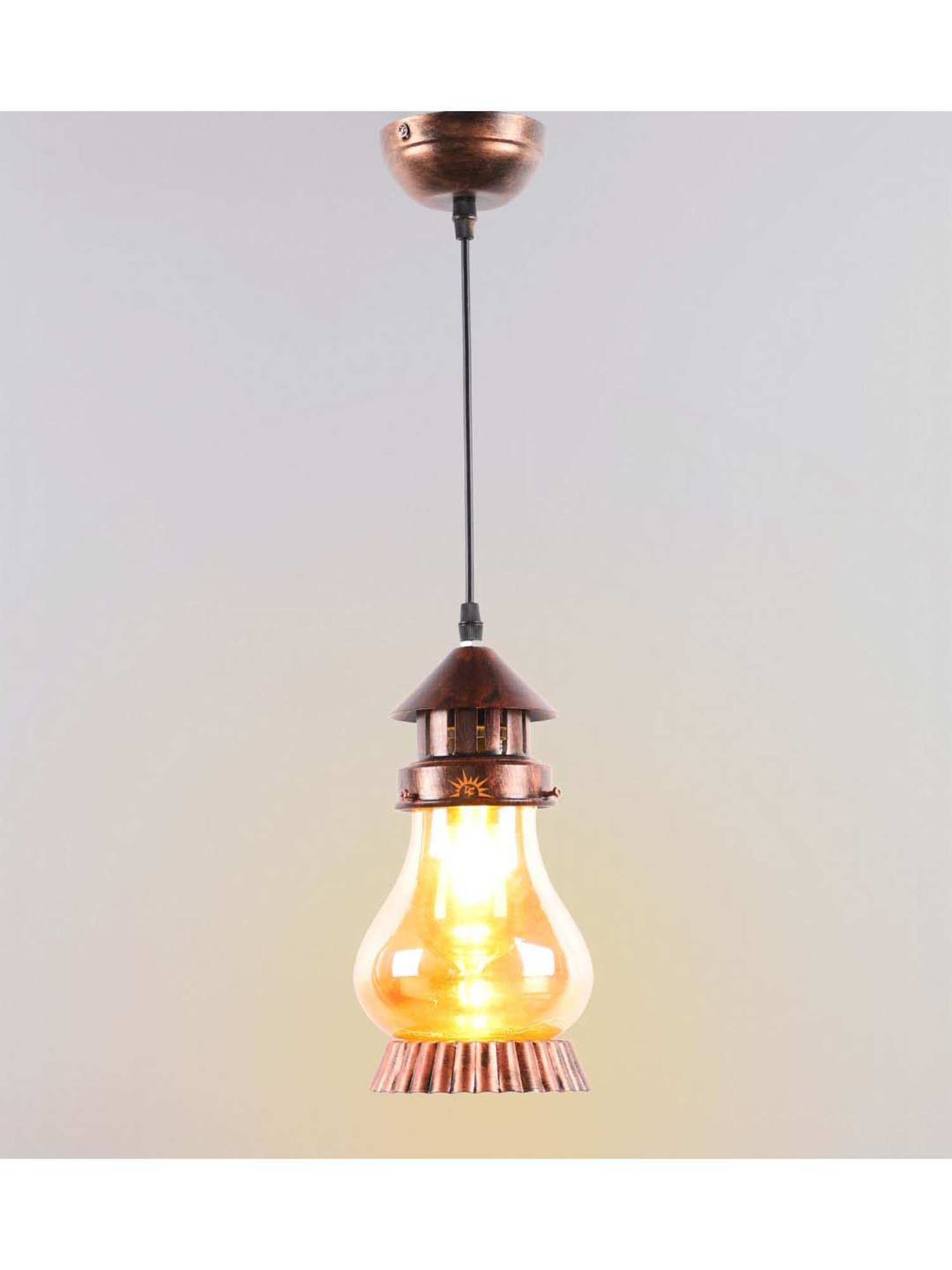 DecorativeRay Transparent Hanging Light - Set of 1