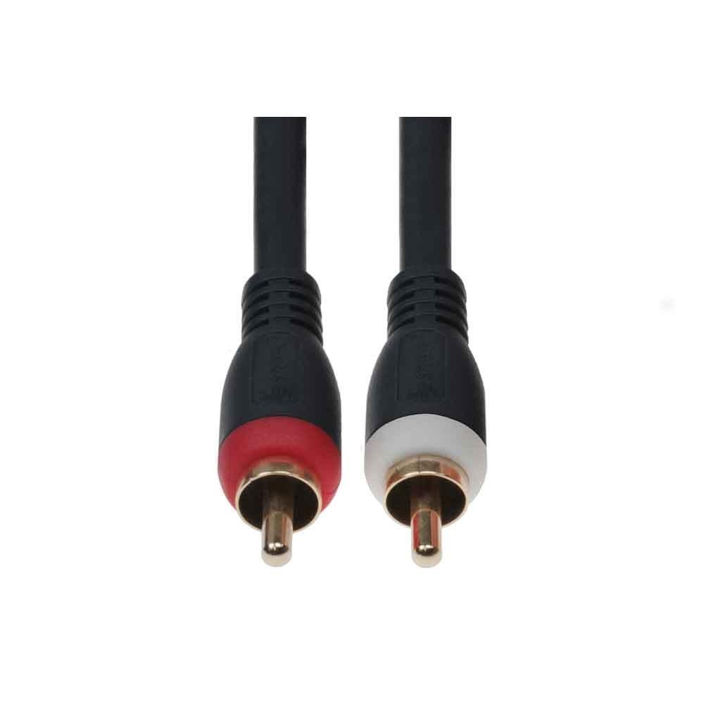 12ft 2 RCA to 2 RCA Audio Gold Plated Cable - Red and White