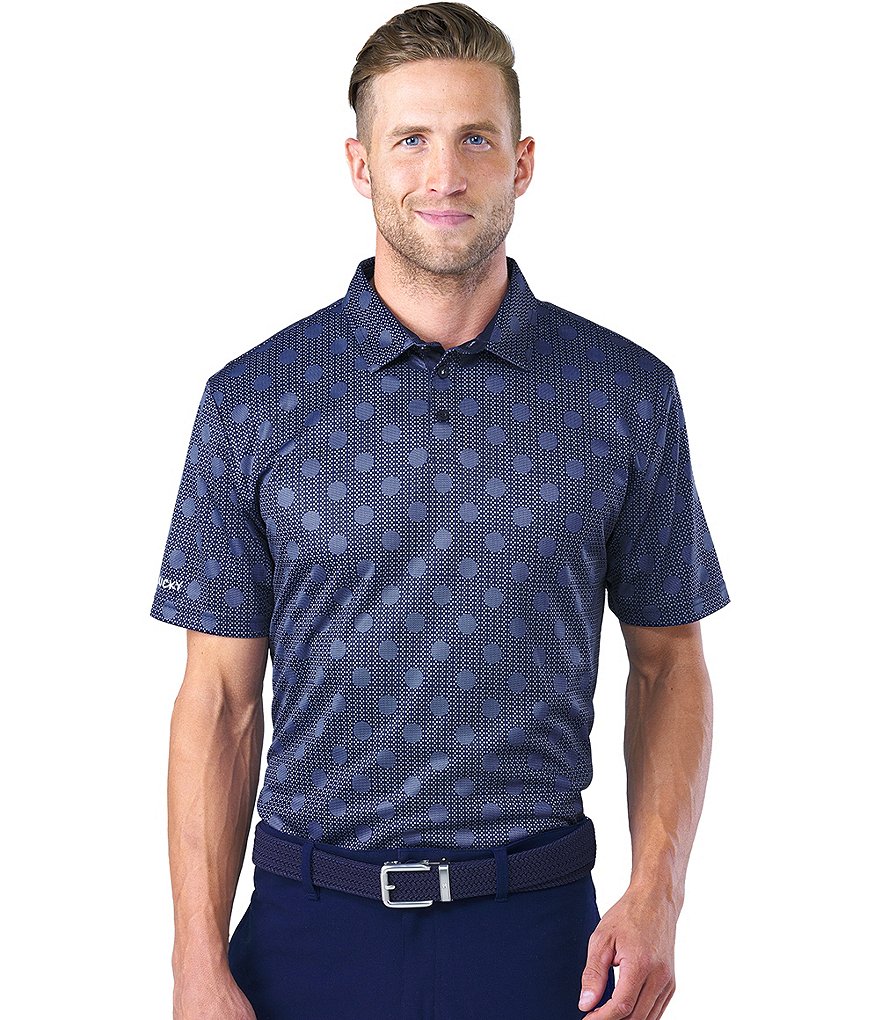 BLACK CLOVER Lucky Fit Short-Sleeve Big Dot Dri-Balance&trade; Polo