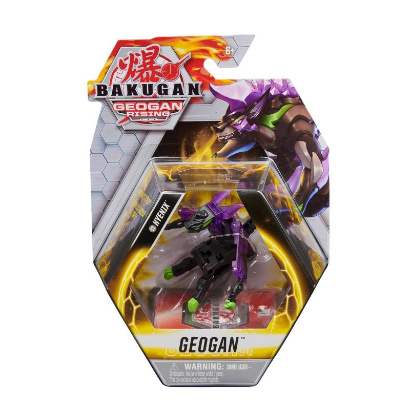 Bakugan Geogan Hyenix Collectible Action Figure and Trading Cards