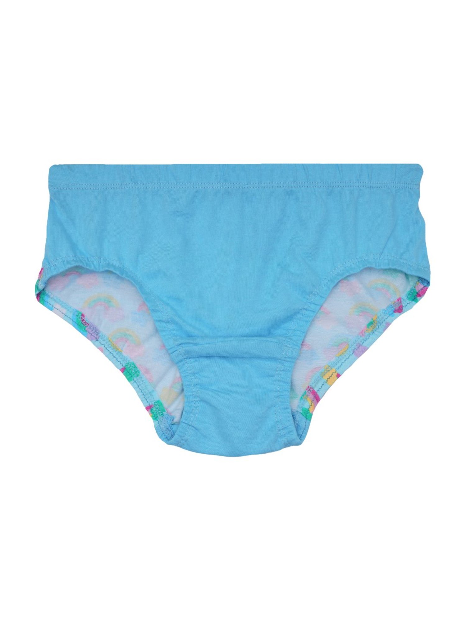 D'chica Kids Multicolor Cotton Printed Panties - Pack of 3