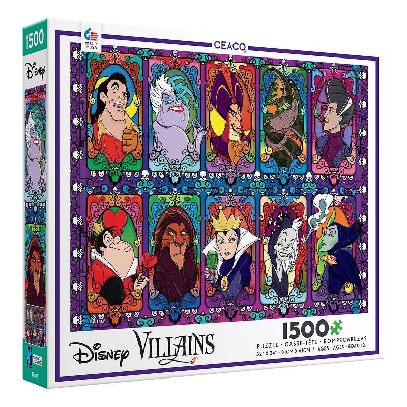 Ceaco Disney Villains 2 Jigsaw Puzzle - 1500pc