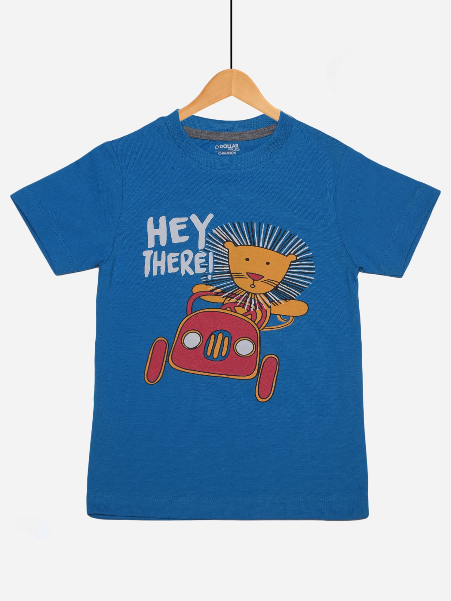 Dollar Boys Blue Printed T-Shirt