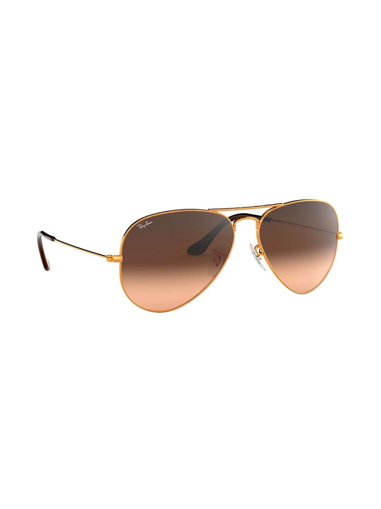 RAY-BAN Unisex Gradient Brown Lens Pilot Sunglasses - 0RB30259001A558