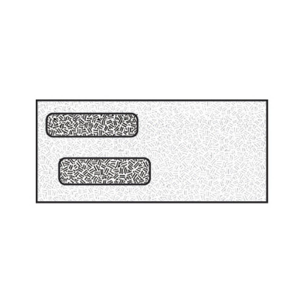 #9 Digi-Clear DG-2 Window Envelope, Black Confetti Tint, Diagonal Seams, Laser Compatible (Box of 500)