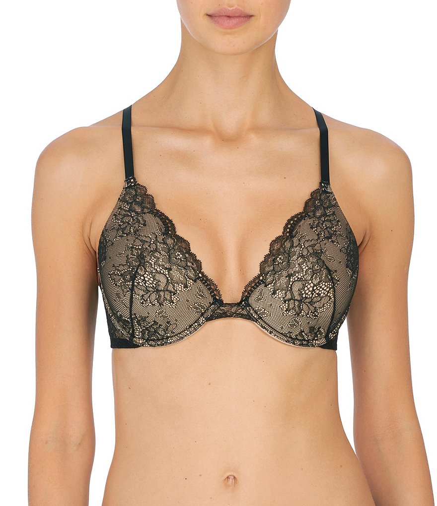 Natori Vivid Full-Busted U-Back Contour Underwire Bra
