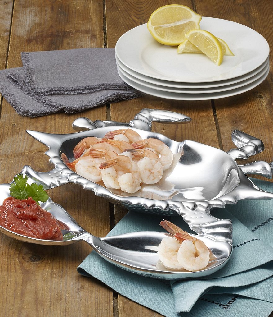 Wilton Armetale Giant Crab Chip And Dip