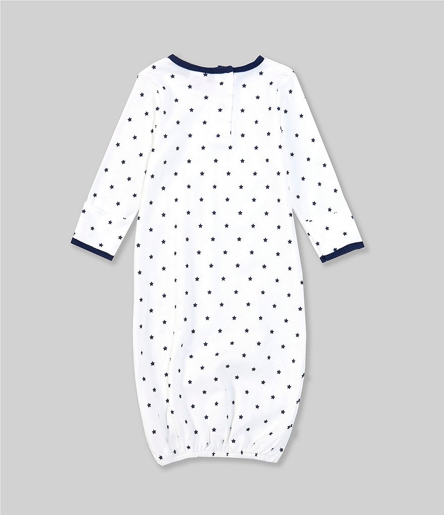 Starting Out Baby Newborn-6 Months Long-Sleeve Star Print Nightgown