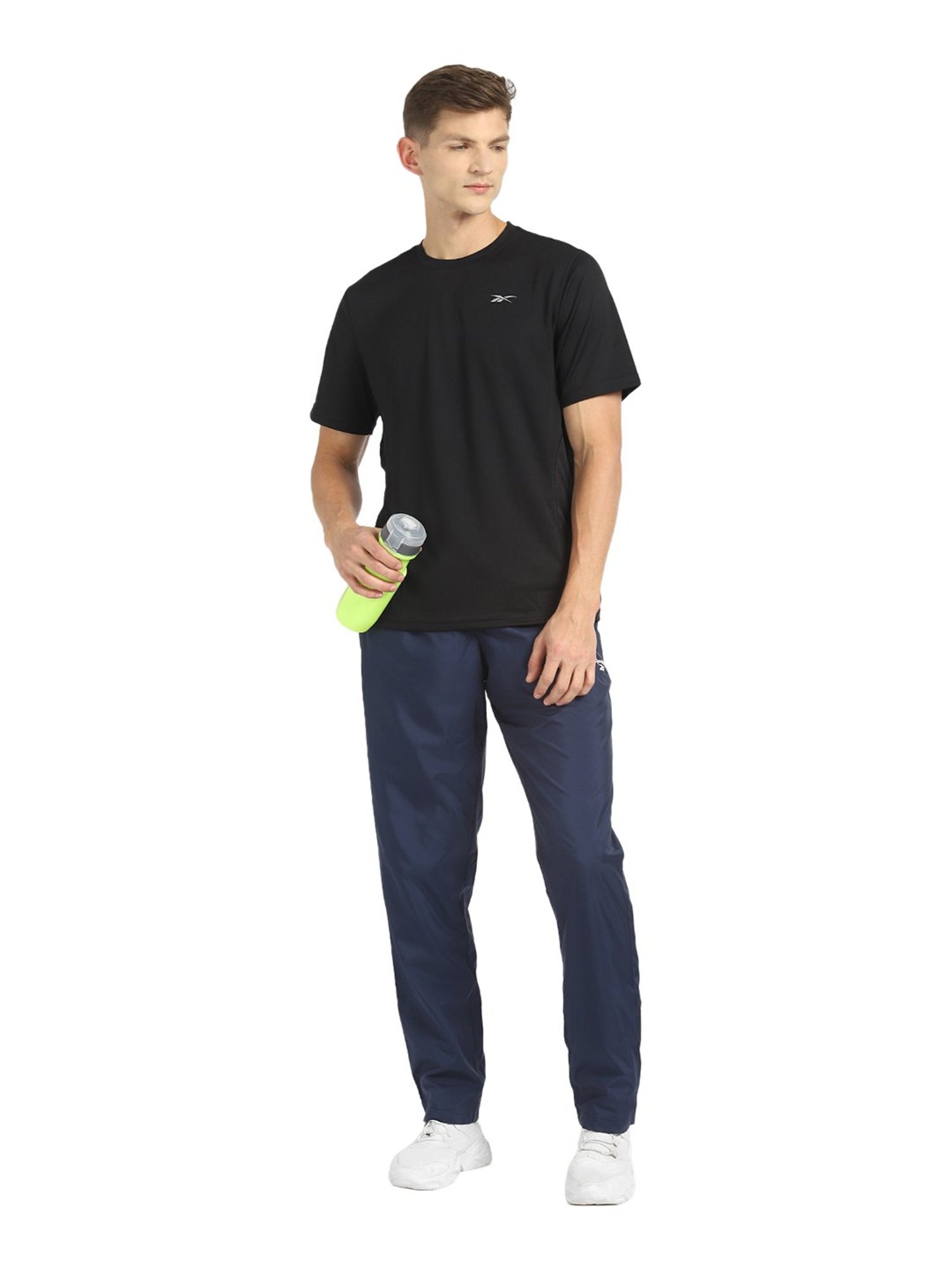 Reebok Black Round Neck T-Shirt