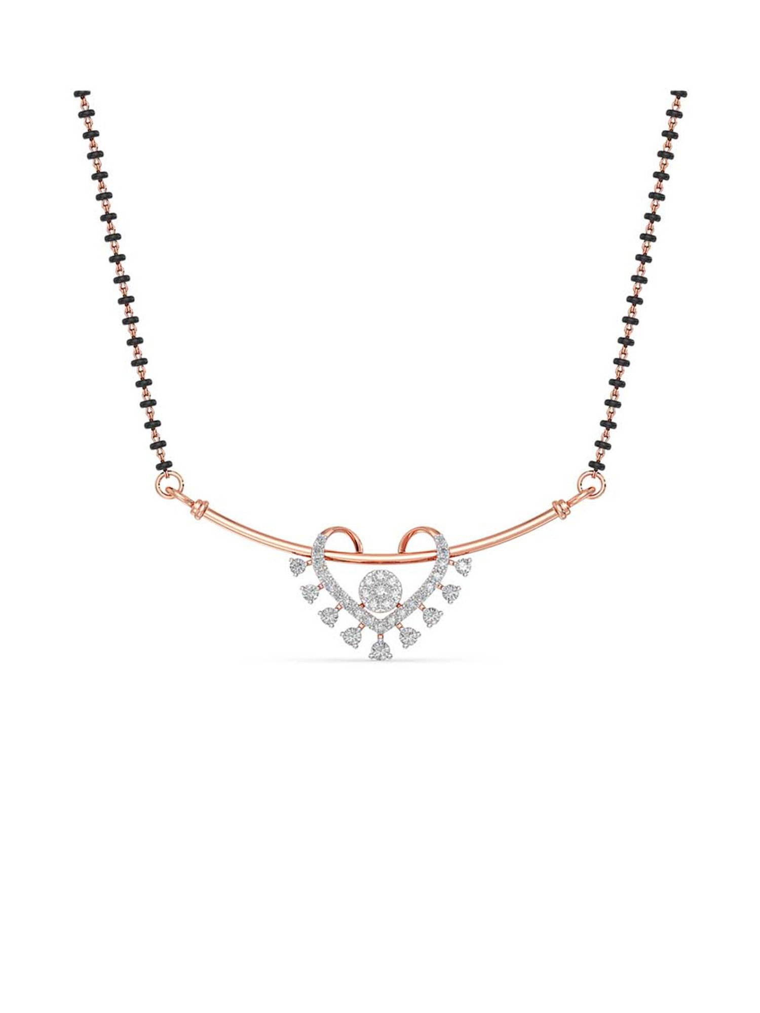 Waman Hari Pethe Jewellers 18k Gold & Diamond Mangalsutra for Women