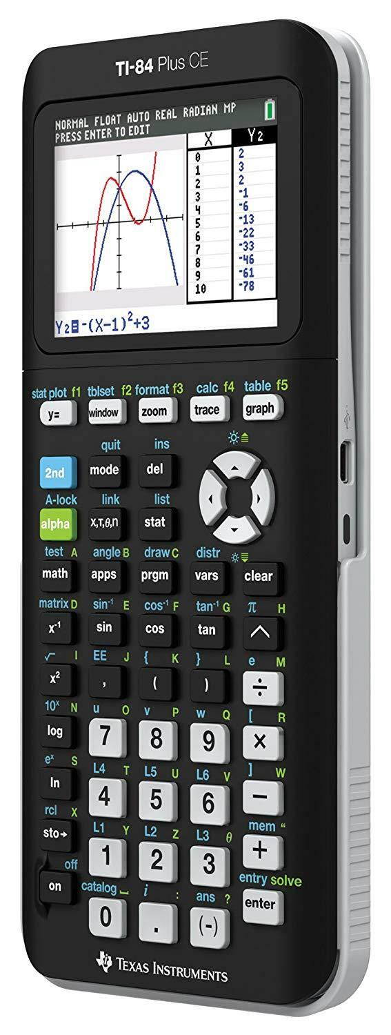 Texas Instruments - TI-84 Plus CE - Graphing Calculator