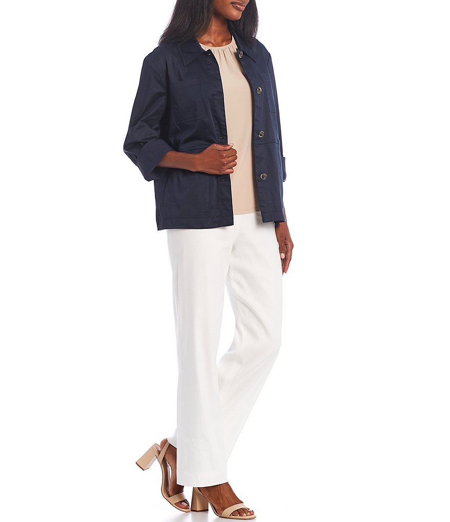 Preston & York Dallas Stretch Cotton Button Down Jacket