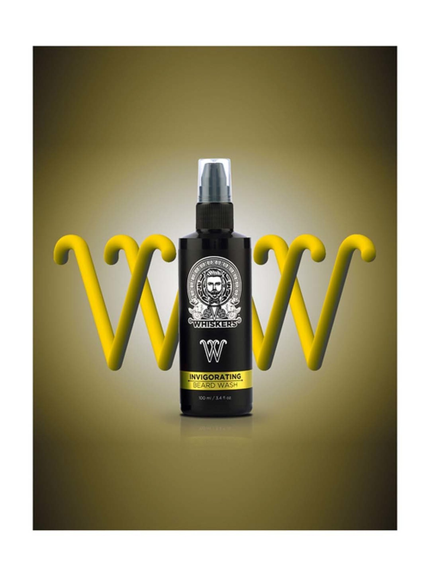 Whiskers Invigorating Beard Wash - 100 ml