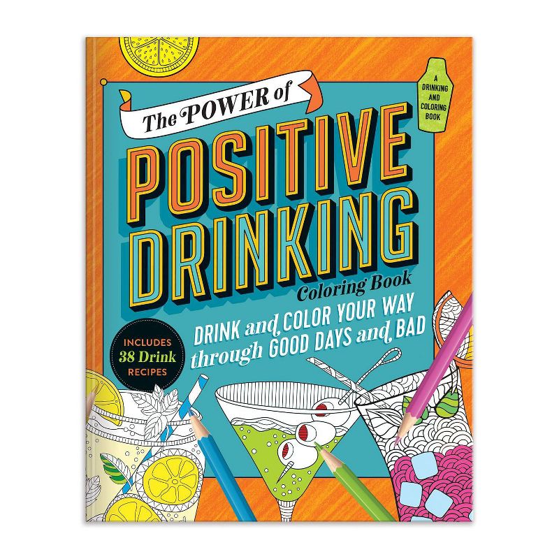Positive Drinking Coloring Book