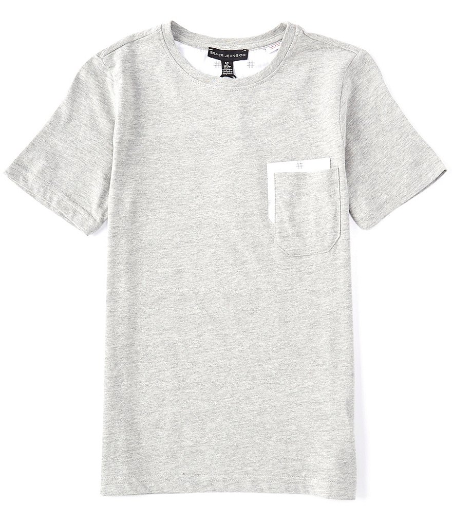 Silver Jeans Co. Big Boys 8-20 Short-Sleeve Double Patch-Pocket Tee