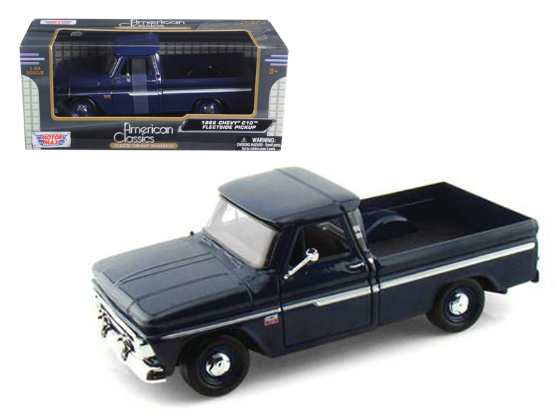 1976 Chevrolet Stepside Pickup Truck Tangier Orange with White Stripes 1/87 (HO) Scale Model Car by Classic Metal Works