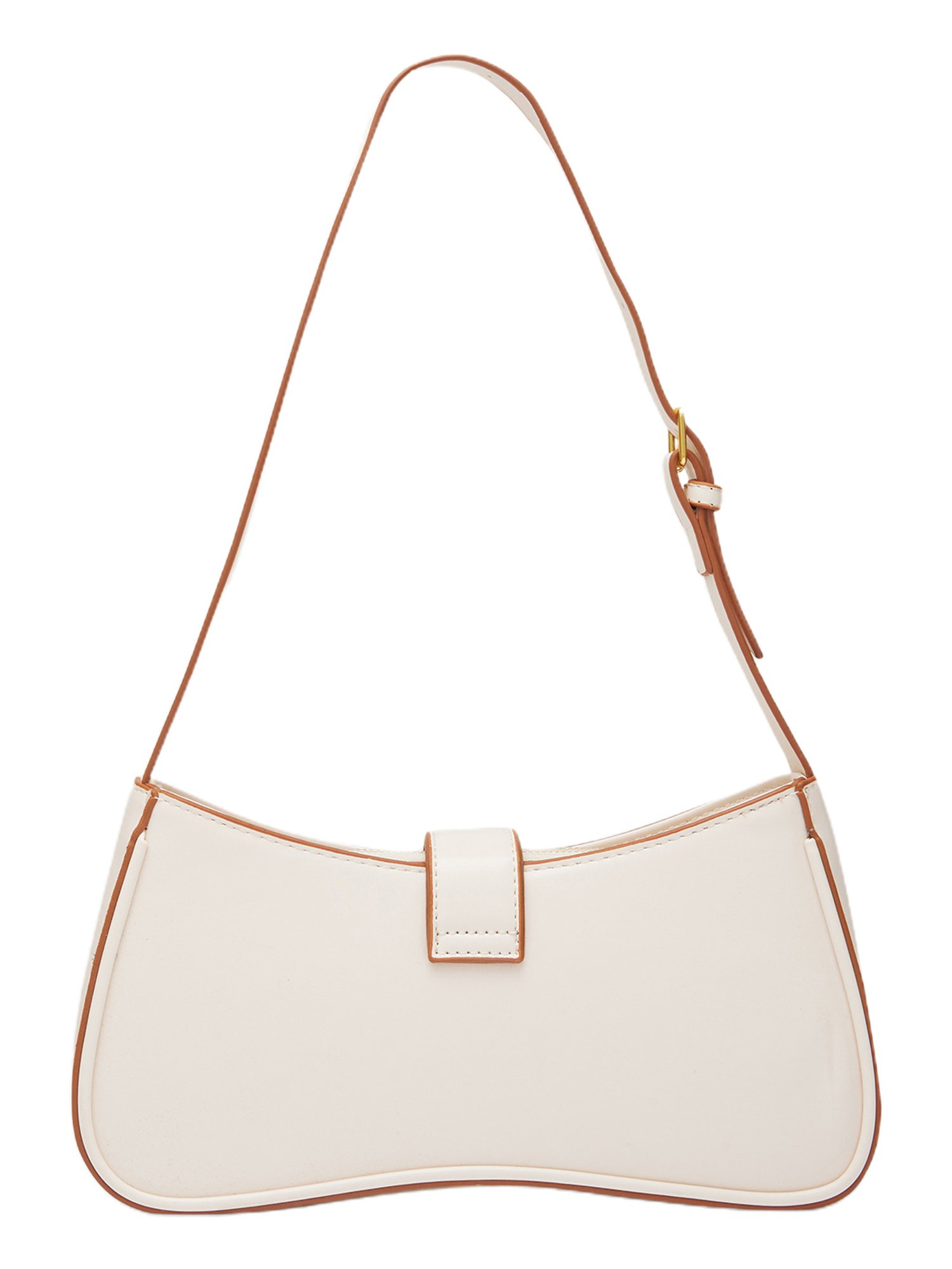 Globus Women White Solid Vegan Leather Handheld Bag