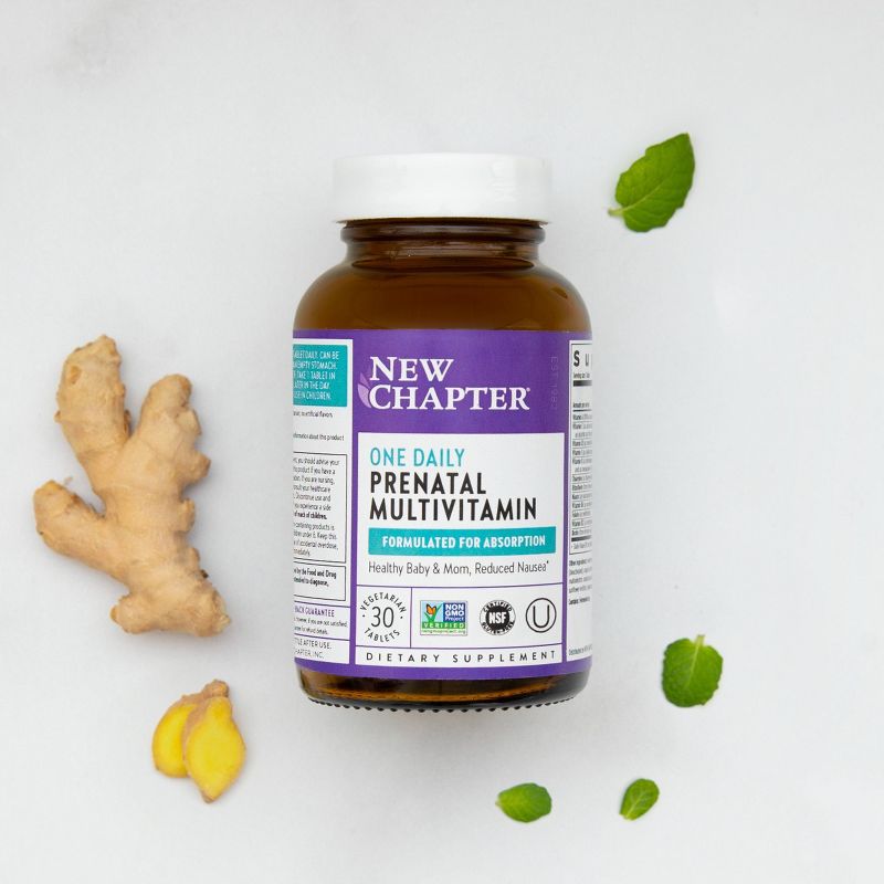New Chapter Prenatal One Daily Multivitamin + Choline Tablets - 30ct