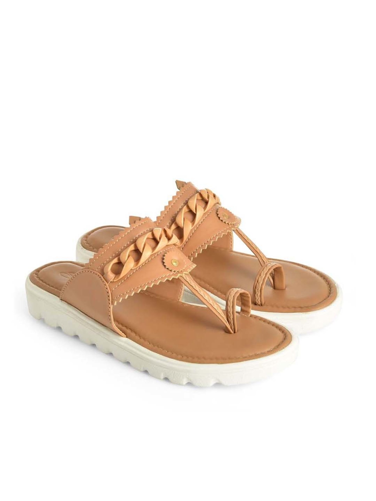 Sole House Women's Nude Toe Ring Sandals